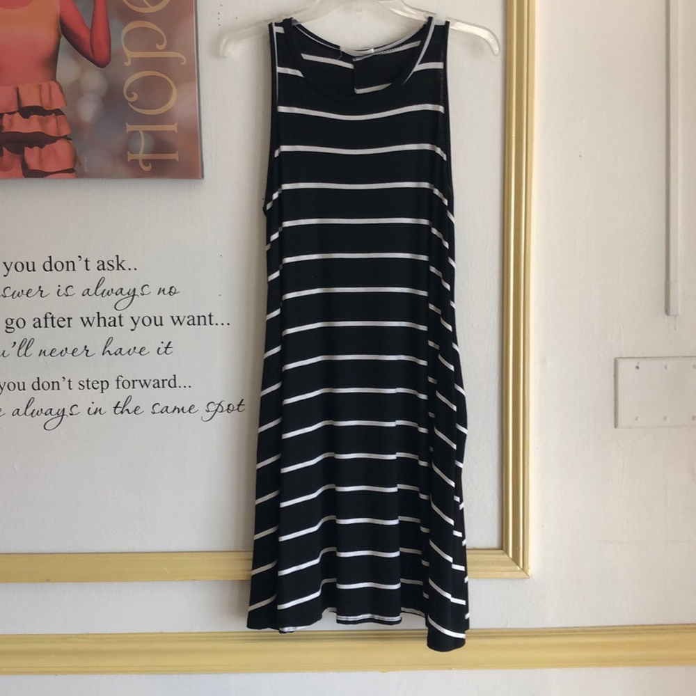 Black and White Swing dress